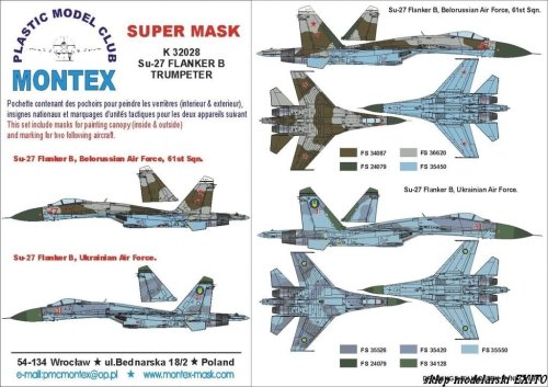 Go to product MONTEX K32028 - 1:32 Su-27