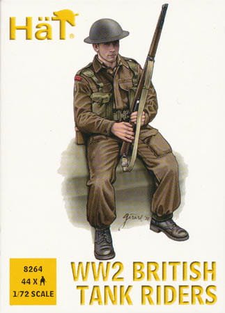 Go to product HAT 8264 - 1:72 WW2 British Tank Riders