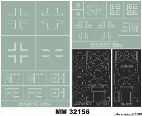 Go to product MONTEX MM32156 - 1:32 Arado Ar-234B-2/B-2N