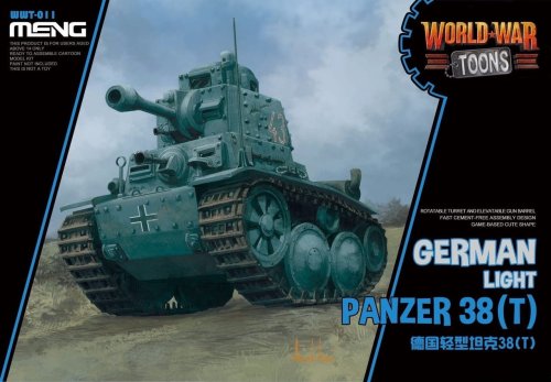 Go to product MENG MODEL WWT011 - German Panzer 38(t)