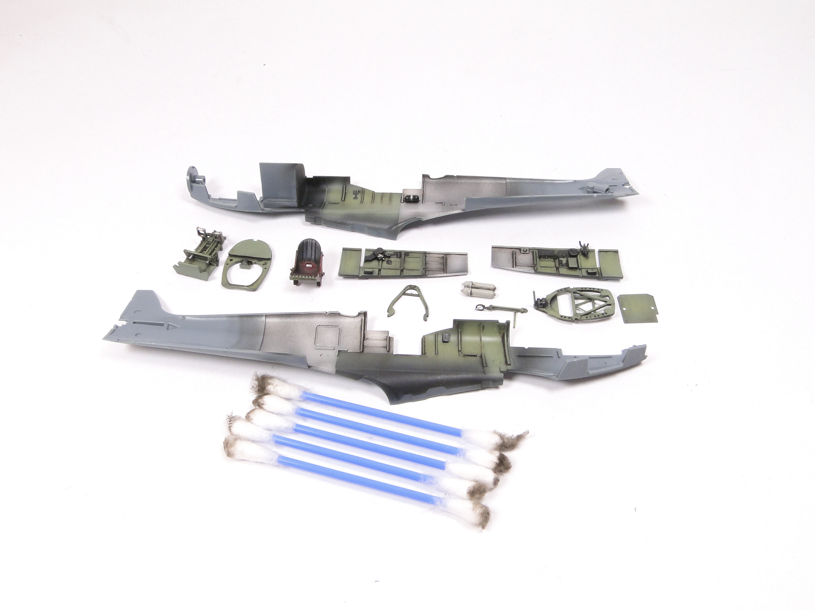 how to build a spitfire model step 18