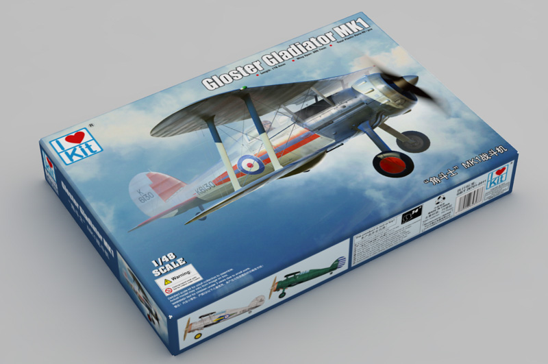 1/48 scale model kit gloster gladiator