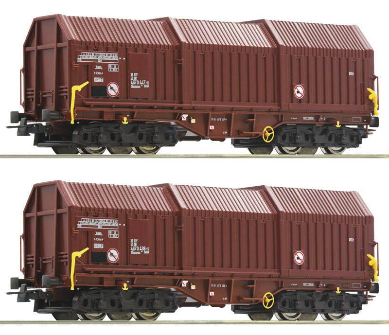 set of railway cars for roco trains