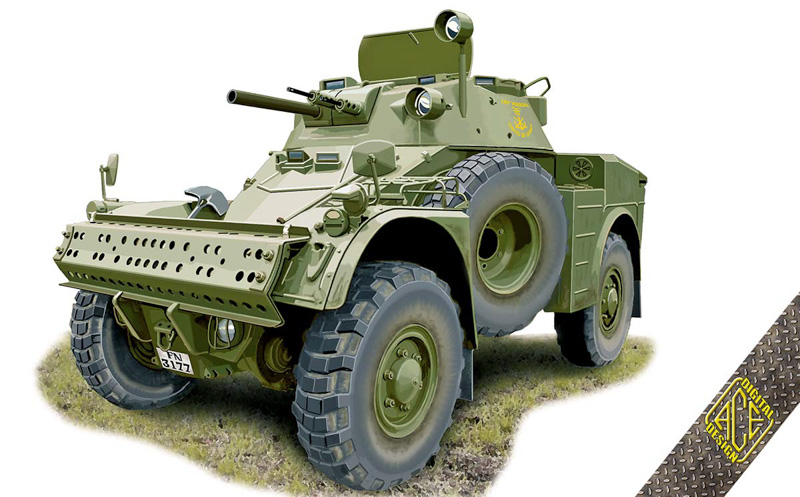 armored car aml-60 scale kit
