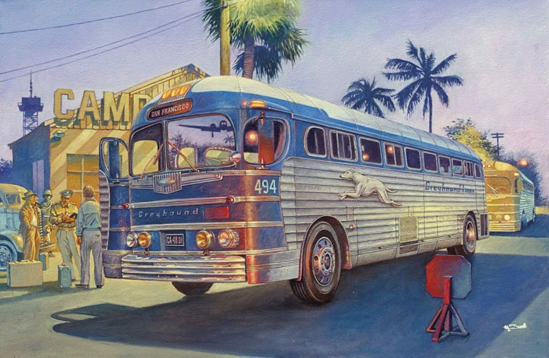 american bus model kit