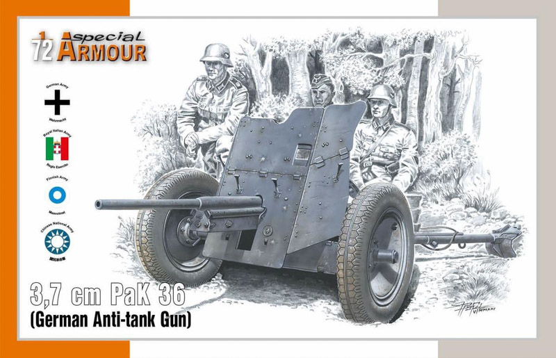 anti tank gun pak 36 model kit
