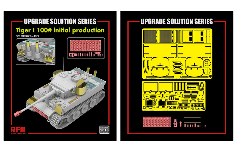 detail set for tiger i tank in scale 1/35