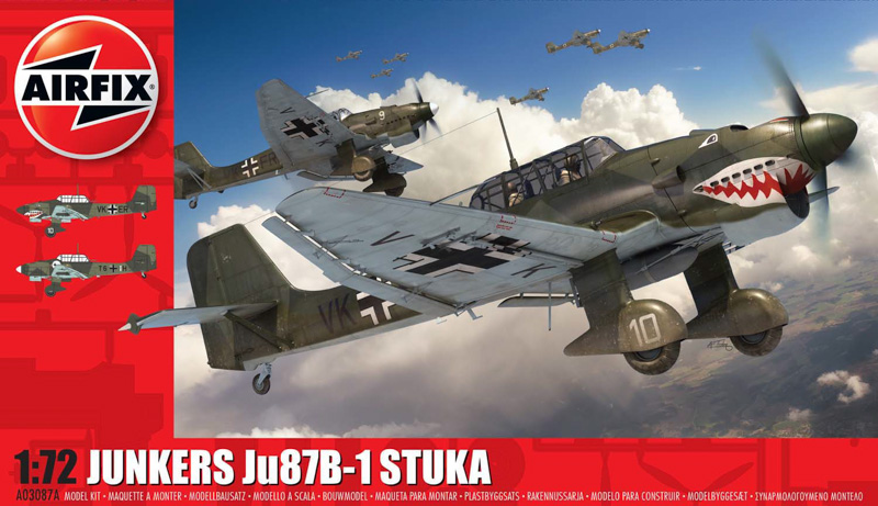 plastic model kit stuka bomber scale 1/72