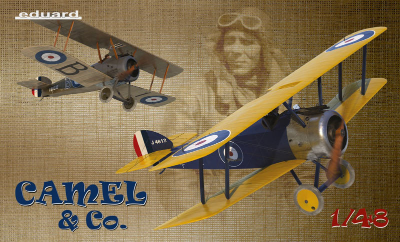 two sopwith camel aircraft model kits