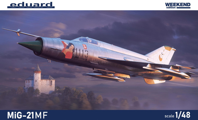 plastic model kit mig-21 fighter