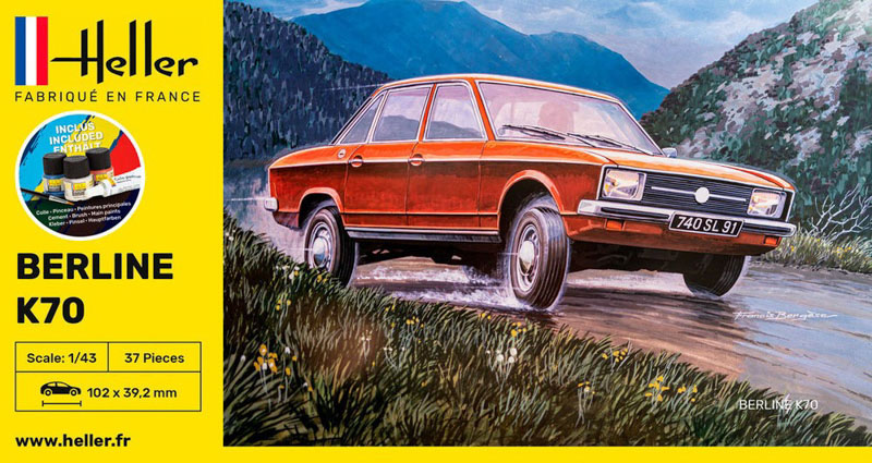 berline k70 car model kit