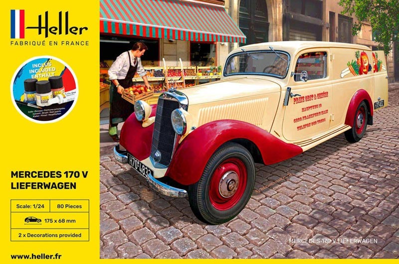 car model kit mercedes 170