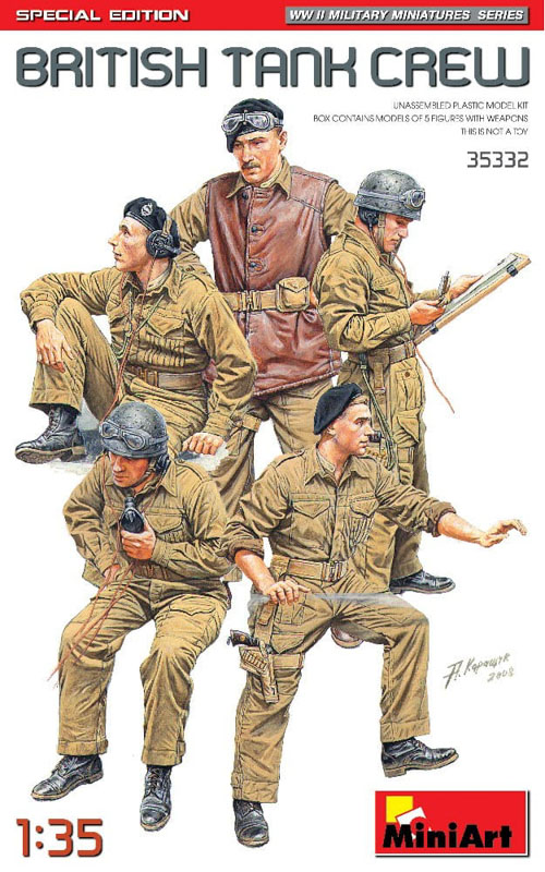 1/35 british tank crew