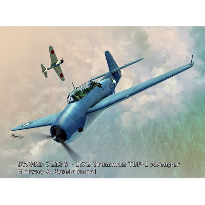 grumman avenger model samolotu