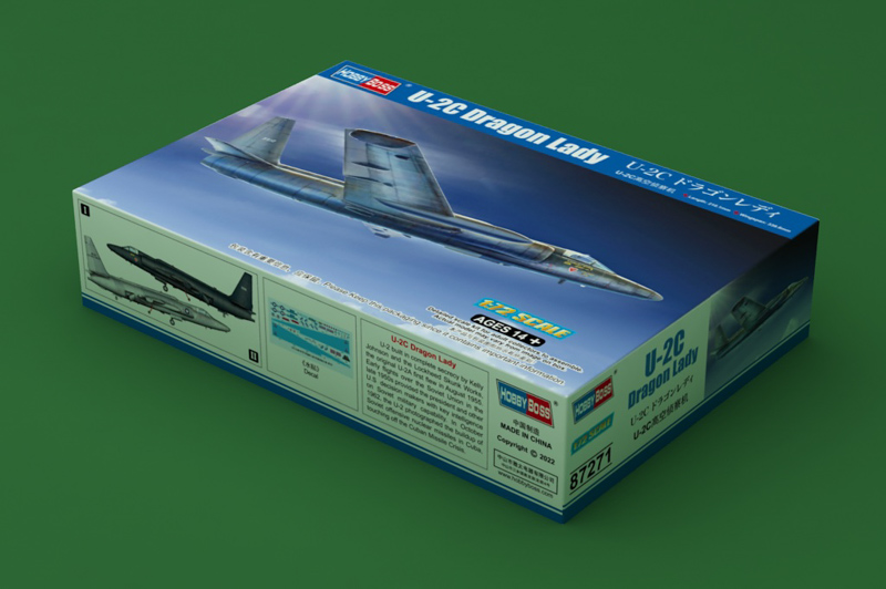 u-2c aircraft scale plastic model kit