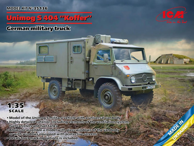 unimog truck plastic scale kit