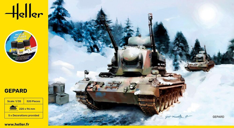 gepard spaag scale plastic model kit