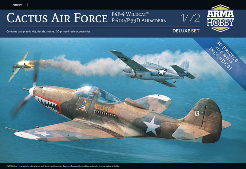 aircobra and wildcat aircrafts model kit set
