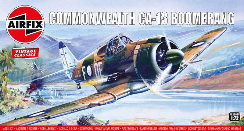 boomerang aircraft plastic model kit