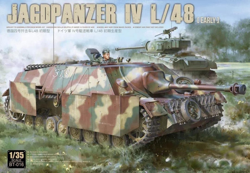 jagdpanzer IV tank destroyer plastic model kit