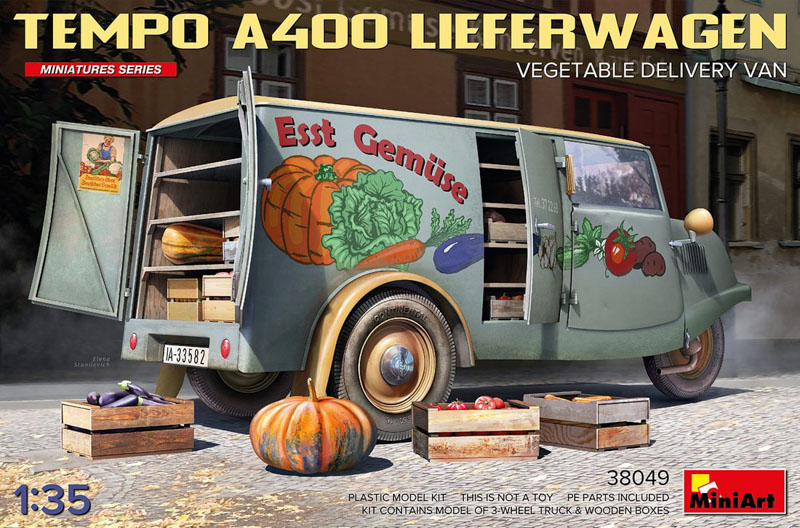 tempo car plastic model kit