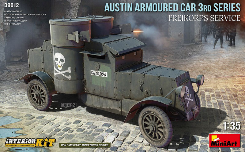 austin armoured car scale plastic model kit