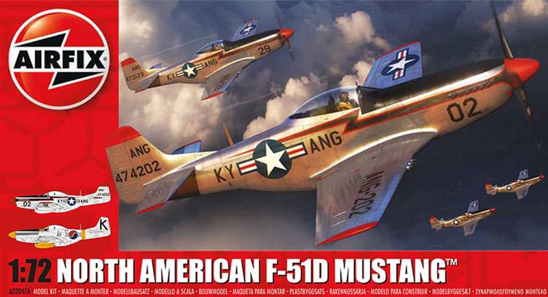 mustang fighter aircraft scale plastic model kit