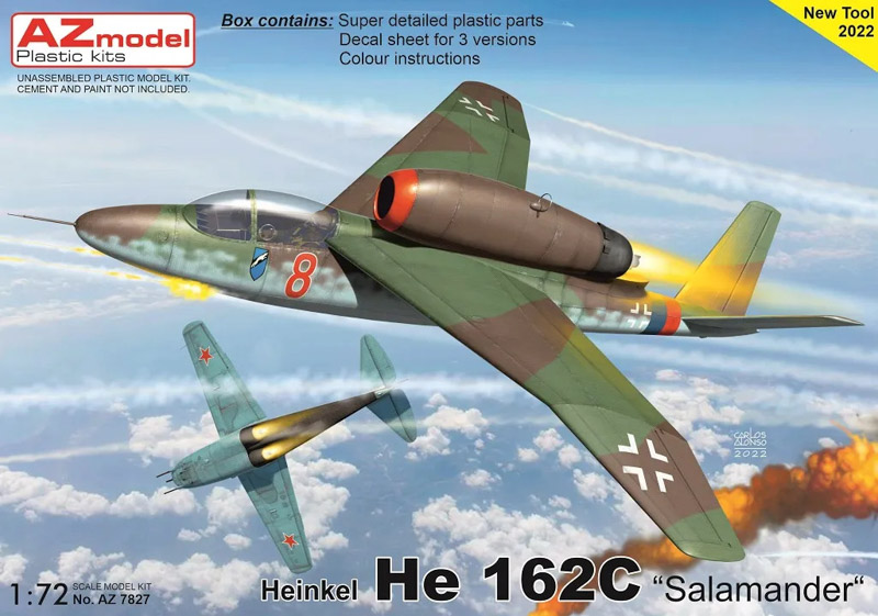 he 162 plastic model kit