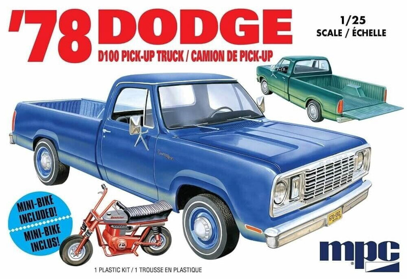dodge semi truck plastic model kit