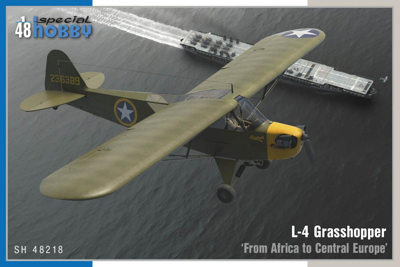 l-4 aircraft plastic model kit