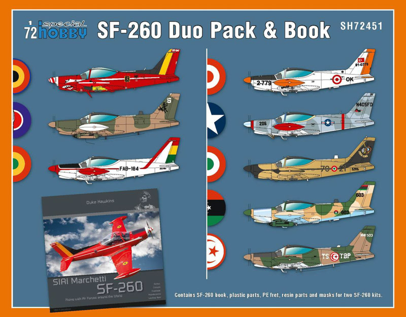 sf-260 aircraft model kit