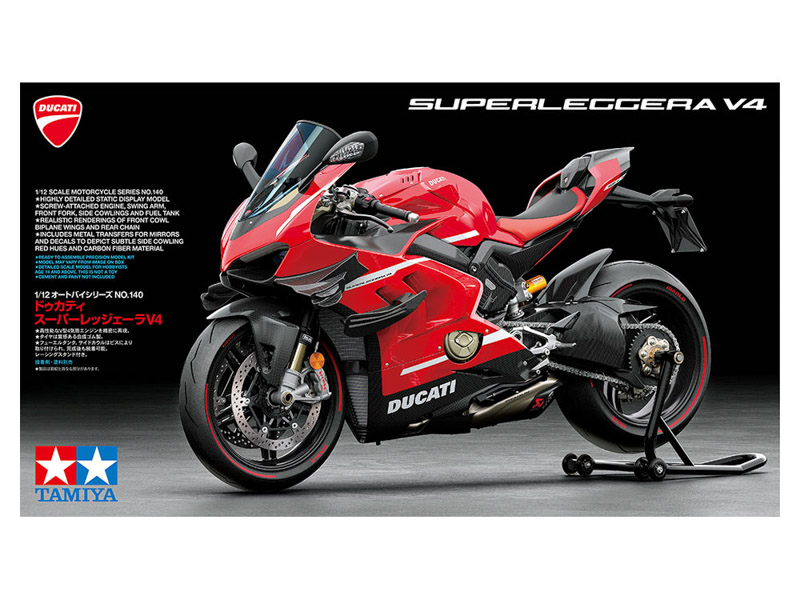 motorbike ducati superleggera scale model kit