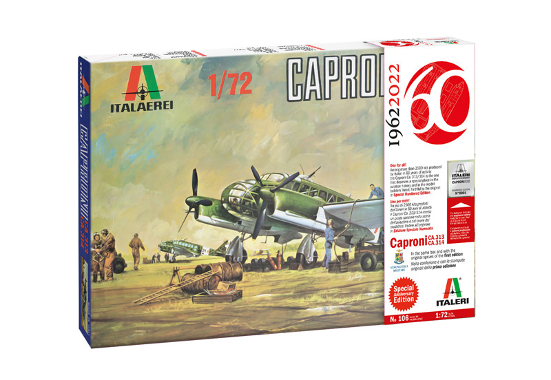 caproni ca.313 aircraft scale model kit
