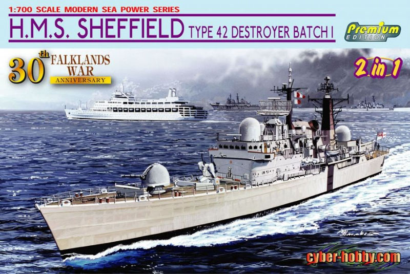 sheffield warship model kit