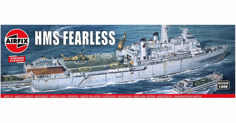 plastic model kit hms fearless