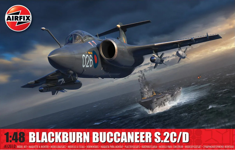 buccaneer aircraft plastic model