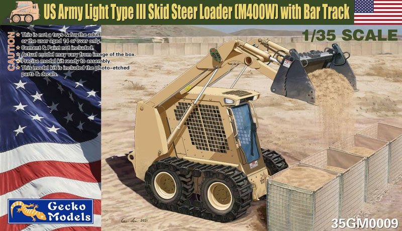 military loader m400W scale plastic model kit