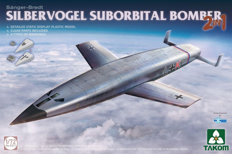 plastic model kit silbervogel bomber