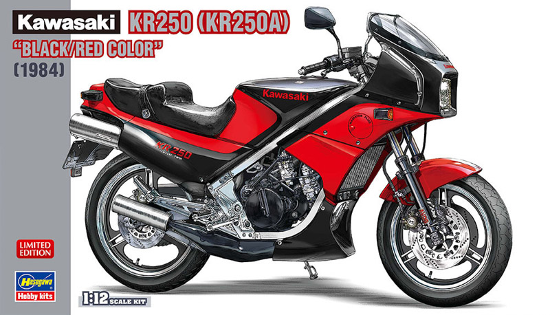 model motocykla kawasaki kr250
