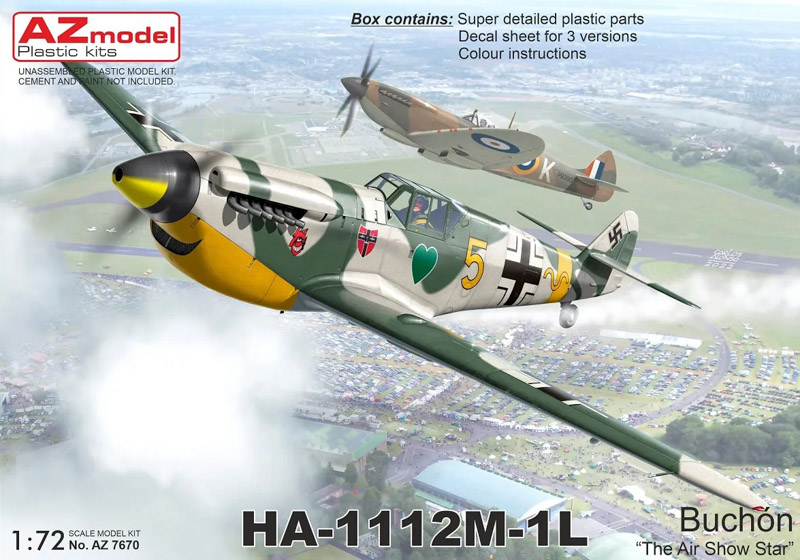 buchon aircraft scale model kit