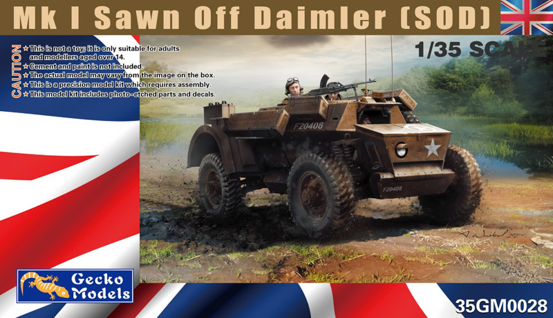 daimler armoured car model kit