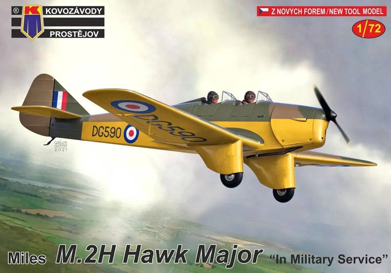 scale model kit miles m.2h aircraft