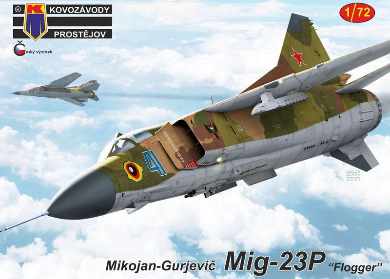 mig-23 aircraft scale model kit