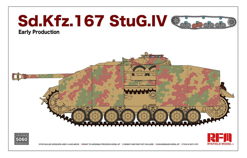 Stug IV plastic model kit