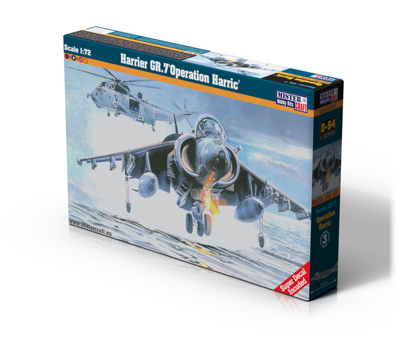 plastic model kit harrier