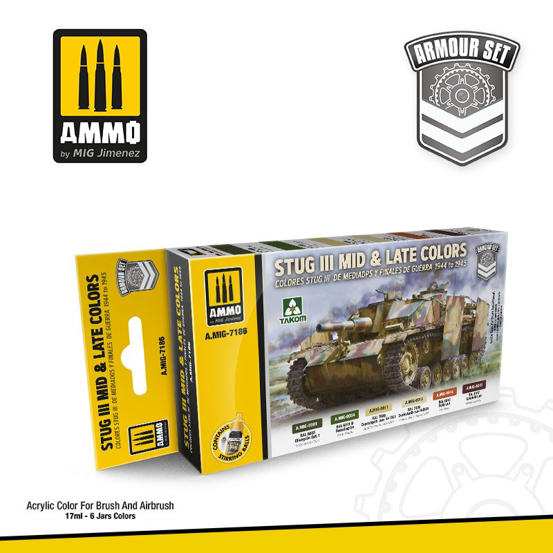 paint set for stug spg