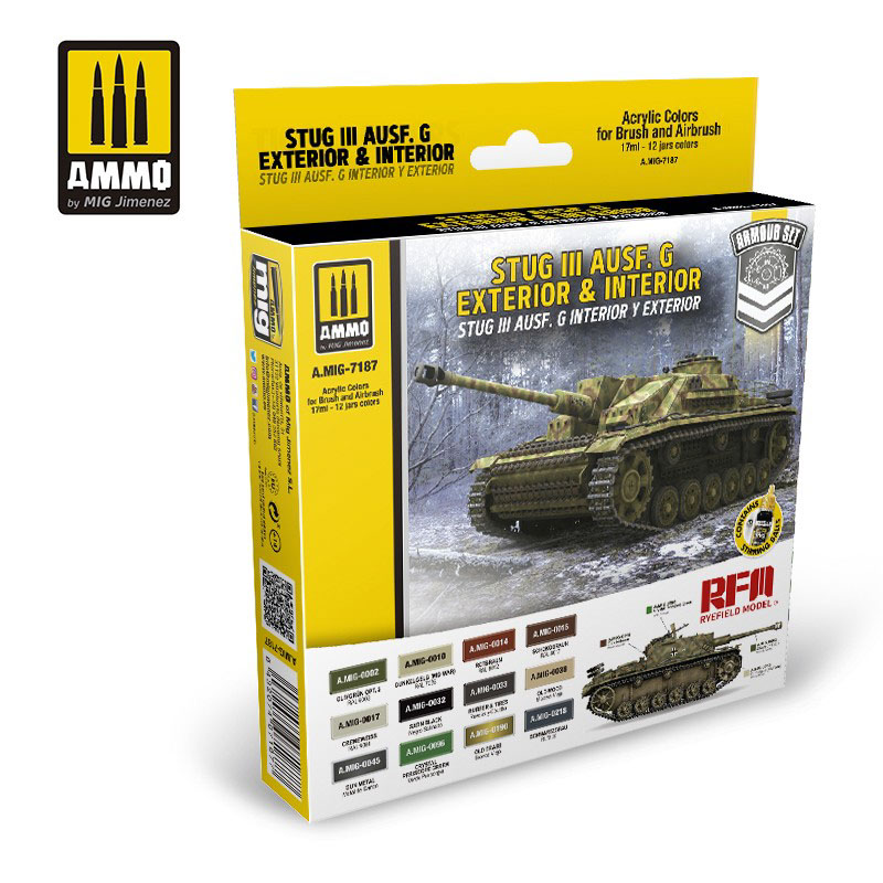 paint set for Stug spg