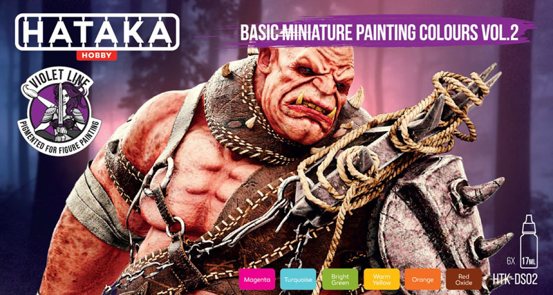 hataka paint set basic colours