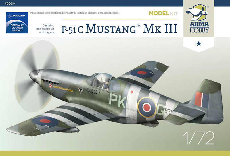 model kit aircraft mustang mk iii