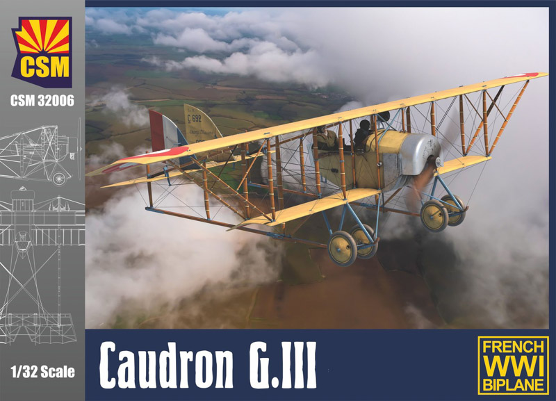 caudron g.iii aircraft model kit